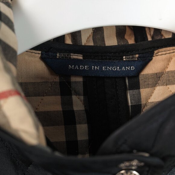 Burberry Black Quilted Hooded Long Jacket - Picture 10 of 13